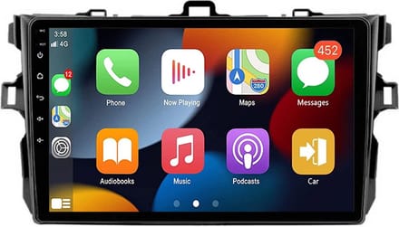 BG4U - Android Navigatie Radio geschikt voor Toyota Corolla 2007-2013 met Apple Carplay en Android Auto