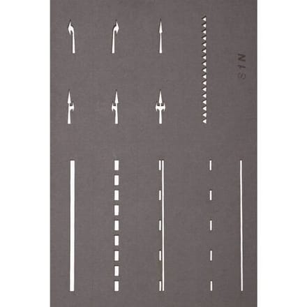 NOCH 34240 N Straatmarkering-sjablonen