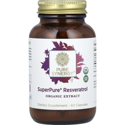 Pure Synergy, SuperPure® Resveratrol, 60 Capsules