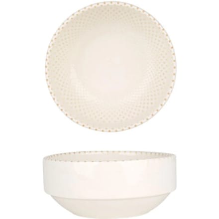 Rinart Serveerschaal - Punto - Porselein - 10 cm (200cc) - set van 2
