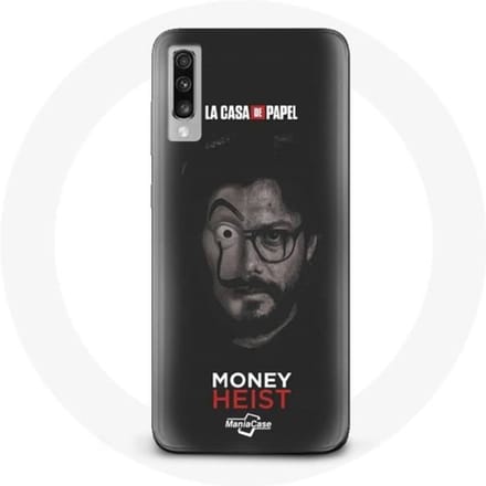 Coque pour Samsung Galaxy A70 La casa de papel El profesor split Money Heist saison 5