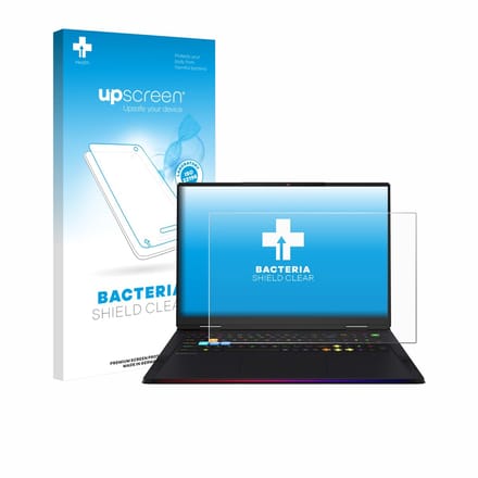 upscreen - Screenprotector voor MSI Raider 18 HX AI 2025 - Folie Beschermfolie transparant antibacterieel