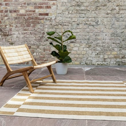 Buitenkleed Metro Stripe Jute - Interieur05 - 160 x 230 cm - (M)