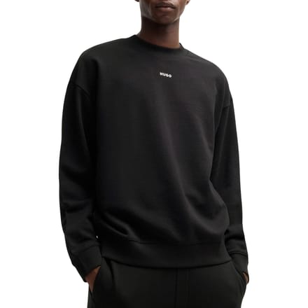 Oversized sweatshirt met labelprint, model 'Dapocrew'