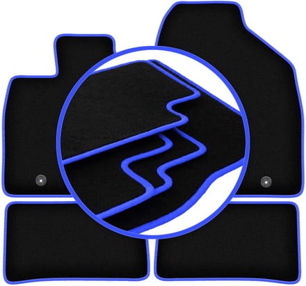 CARLUX-BLUE automatten voor: Lexus CT 200H hatchback (2010-2020)