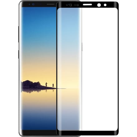Samsung Galaxy Note 8 screenprotector gehard glas Edge to Edge - Zwart