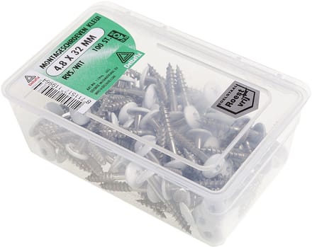 Deltafix - Montageschr. 4,8x38mm rvs 100st