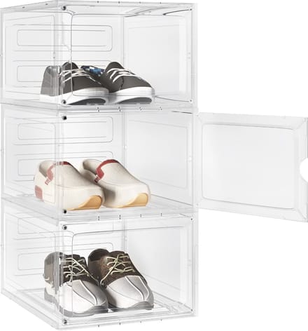 Schoenenbox - Transparant - 3 stuks - Sneakerbox - Opbergsysteem
