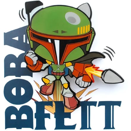 Mini-lamp 3D Light FX Boba Fett 3D