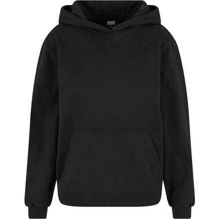 Urban Classics - Loose Light Brushed Fleece Hoodie/trui - S - Zwart
