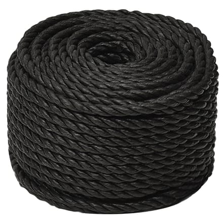 vidaXL - Werktouw - 16 - mm - 250 - m - polypropeen - zwart