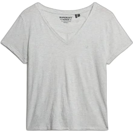 Superdry - Studios Slub T-shirt met Borduursel - Dames - T-shirts