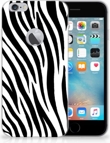Apple iPhone 6 Plus | 6s Plus TPU Hoesje Zebra