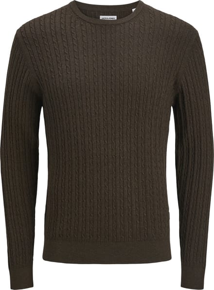 JACK & JONES - JJEEMIL KNIT CABLE CREW NECK NOOS Heren Trui