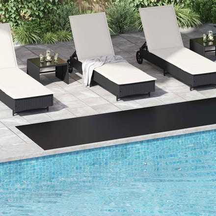 vidaXL - Vloermat - met - tranenplaat - Zwart - 1 - x - 5 - m - Rubber