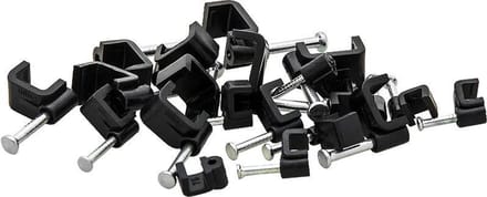 Kabelclips / Spijkerclips - 4x4mm - 100stuks