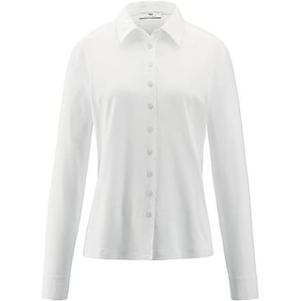 Jerseyblouse Van Peter Hahn wit