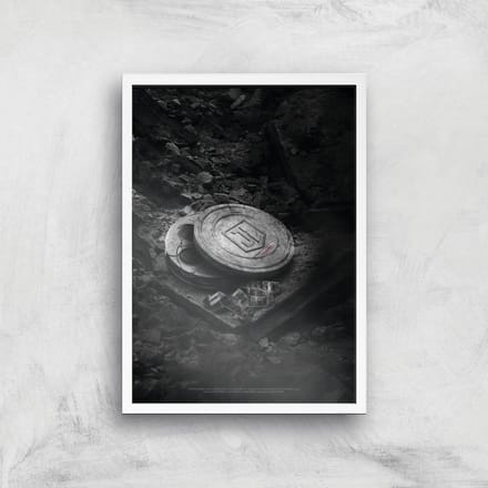 Justice League Snyder Cut Film Reels Poster Giclee Art Print - A2 - White Frame