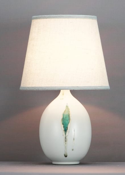 Fine Asianliving Chinese Tafellamp Modern met Bladeren D28xH46cm