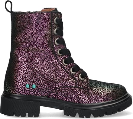 SAAR STERK Meisjes Veterlaarzen Multicolor