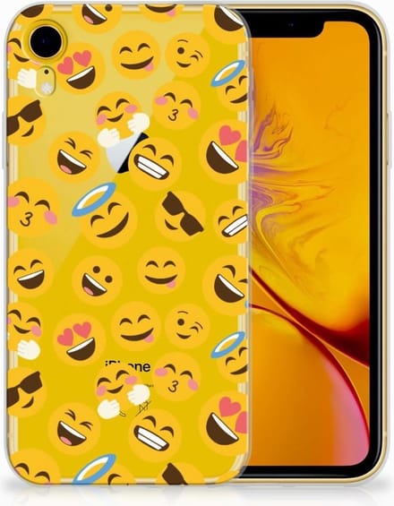 TPU Hoesje voor Apple iPhone Xr TPU bumper Emoji