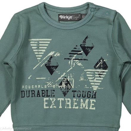 Trui Powerplay Division faded green dirkje -  Maat  116