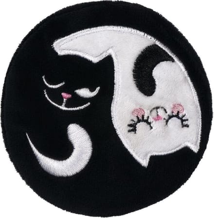 Moses Handwarmer Ed The Cat 10,5 Cm Polyester Zwart/wit