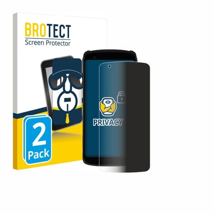 BROTECT - privacy screenprotector voor Zebra TC22R - Folie Beschermfolie Blauwlichtfilter 2 Stuks