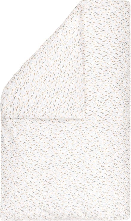 BINK Bedding Dekbedovertrek Fish Naturel Ledikant 100 x 135 cm (zonder sloop)