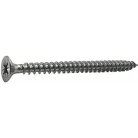 Sencys Universele Schroef Rvs Verzonken Kop Pozi - 4,5x60mm - 5 Stuks