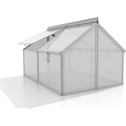 Vitavia Tuinkas Gaia Jumbo - Polycarbonaat 4mm - Geanodiseerd Aluminium - 83x119x72cm