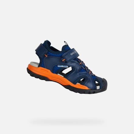 GEOX BOREALIS JONGENS Sandalen - KONINGSBLAUW/ORANJE