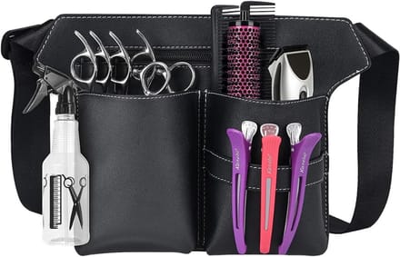 CRLYN® Kapperskoffer - Kapperstas - Visagie - Cosmetica Organizer - Zwart