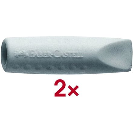 Faber-Castell gum dop - Grip 2001 - grijs - FC-187000