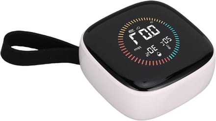 O3 Detector - Luchtkwaliteit Tester - Omgevingsmeting Binnen - Real-time Meting - Tot 50 Ppm - Zwart