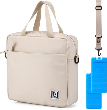 Brisby 4 Laags Geïsoleerde Koeltas - Lunchtas 7 liter - Smooth Champagne