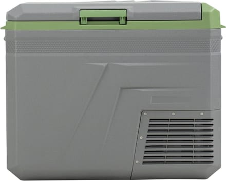 Steamy-E Single Zone Elektrische Compressor Koelbox - Single Zone - 46 liter - 12V en 230V - voor auto en camping - Frigobox - Grijs