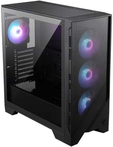 MSI MAG FORGE - Pc-behuizing - ARGB Verlichting - Glas - Zwart