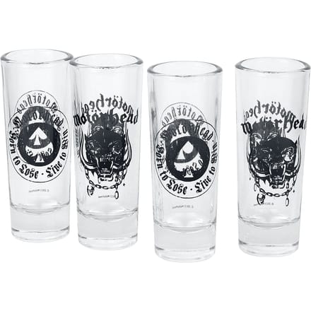 Motörhead Shotglazenset - Motörhead Logo - voor Geen - transparant