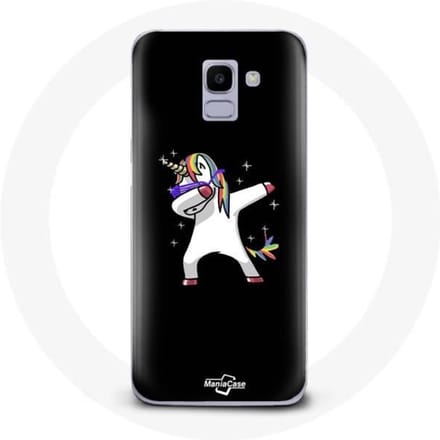Case voor Samsung Galaxy A8 2018 Dab eenhoorn eenhoorn schoon