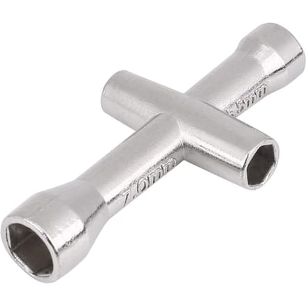 Outil de chenille télécommandé, accessoire métallique, douille de clé cruciforme 4/5/5,5/7 mm white