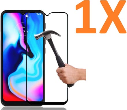 Screenprotector Glas - Full Coverage Tempered Glass Screen Protector [volledige dekking] Geschikt voor: Motorola Moto G50  - 1x