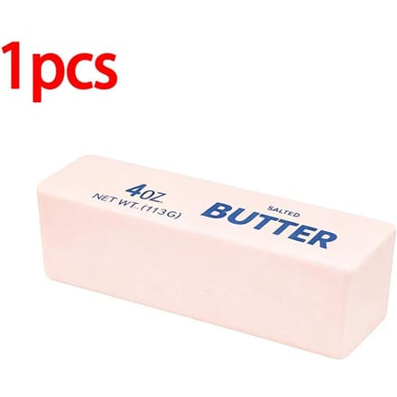 Anti-stress Speelgoed in de Vorm van Kaas- en Boterballetjes Bureauaccessoires Feestcadeaus white