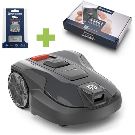 Husqvarna Automower 312V Set met Connect Module voor volledige Mobiel Connectiviteit