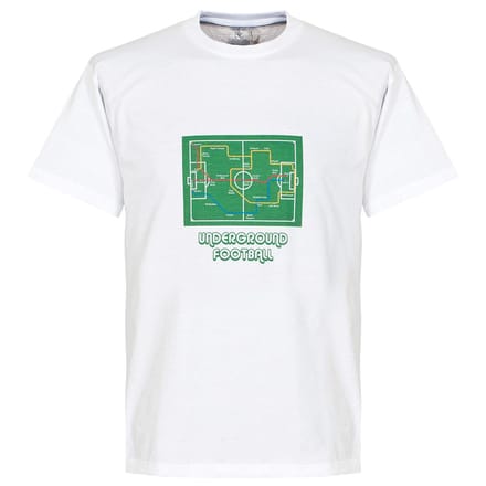 Underground Football T-Shirt - White - M
