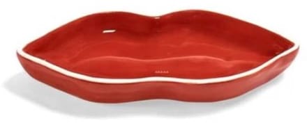 Serax Wouters & Hendrix Les Objets Mouleversants schaal S 16x6cm H2cm rood