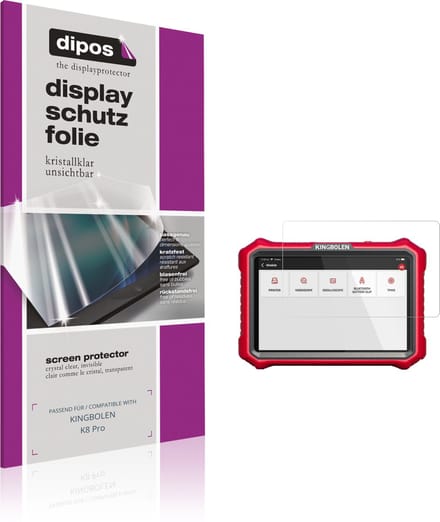 dipos – 2x Beschermfolie geschikt voor KINGBOLEN K8 Pro | Krasbestendige & heldere Screenprotector Ultra-Thin