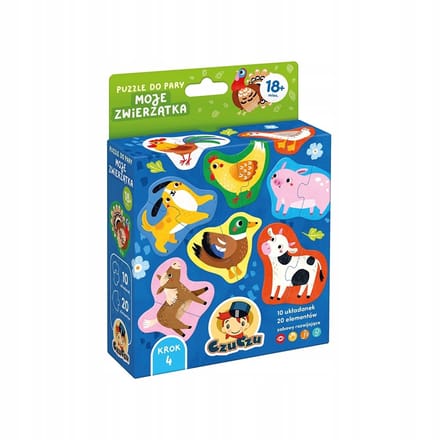 CzuCzu Puzzel Paar: Mijn Dieren - Vanaf 18 maanden