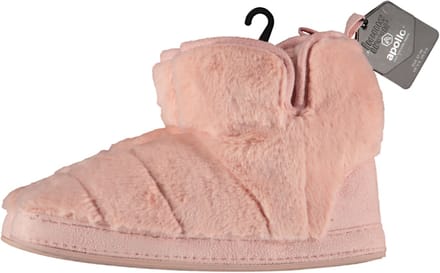 Apollo Homeboots Fake Fur - Dames synthetische pantoffel - PINK
