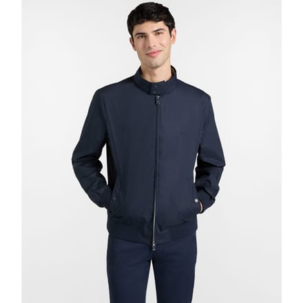 jas effect papier touch man blauw marine